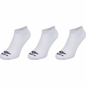 Umbro NO SHOW LINER SOCK - 3 PACK Ponožky, biela, veľkosť L