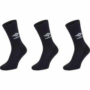 Umbro SPORTS SOCKS - 3 PACK Ponožky, čierna, veľkosť L