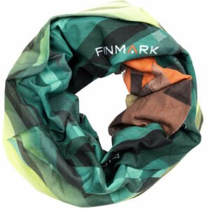Finmark FS-126 Multifunkčná šatka, zelená, veľkosť UNI