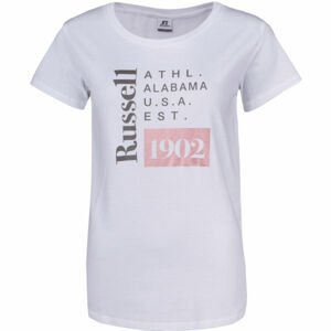 Russell Athletic S/S CREWNECK TEE Dámske tričko, biela, veľkosť M