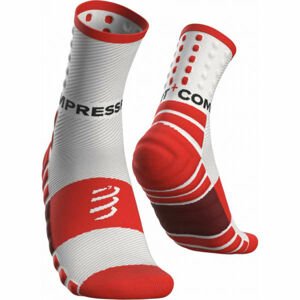 Compressport SHOCK ABSORB SOCKS Bežecké ponožky, biela, veľkosť T2