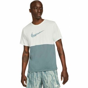 Nike BREATHE RUN TOP SS WR GX M Pánske bežecké tričko, sivá, veľkosť 2XL