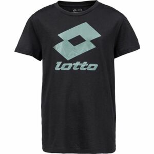 Lotto SMART B II TEE JS Chlapčenské tričko, čierna, veľkosť XS