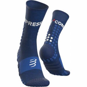 Compressport ULTRA TRAIL SOCKS Bežecké ponožky, modrá, veľkosť T1