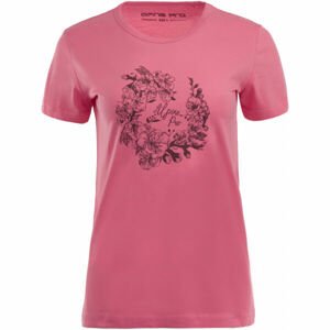 ALPINE PRO FALLONA Dámske tričko, ružová, veľkosť S