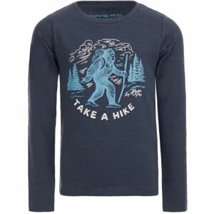 ALPINE PRO BASTO Chlapčenské tričko, tmavo modrá, veľkosť 116-122