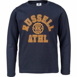 Russell Athletic L/S CREWNECK TEE SHIRT Detské tričko, tmavo modrá, veľkosť 164