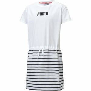 Puma ALPHA DRESS G Dievčenské športové šaty, biela, veľkosť 116