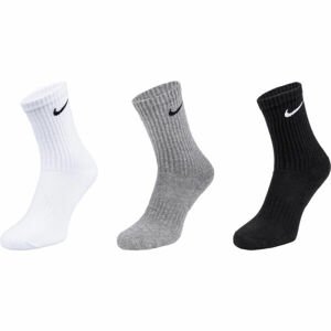 Nike EVERYDAY CUSH CREW 3PR U Ponožky, čierna, veľkosť L