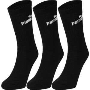 Puma SOCKS 3P Ponožky, čierna, veľkosť 35-38