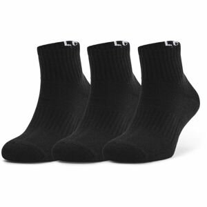 Under Armour UA CORE QTR 3PK Ponožky, čierna, veľkosť M
