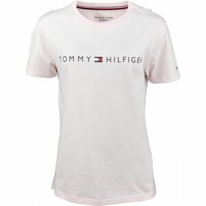 Tommy Hilfiger CN SS TEE LOGO Pánske tričko, ružová, veľkosť XL
