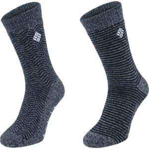 Columbia THERMAL 2P Pánske ponožky, tmavo sivá, veľkosť 39 - 42