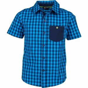 Lewro MELVIN Chlapčenská košeľa, tmavo modrá, veľkosť