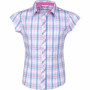 Lewro DEMET Dievčenská košeľa, ružová, veľkosť 116-122