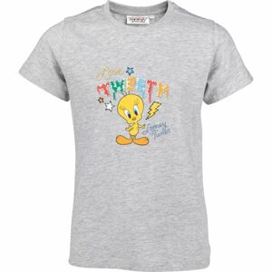 LOONEY TUNES TWEETY Detské tričko, sivá, veľkosť 116-122