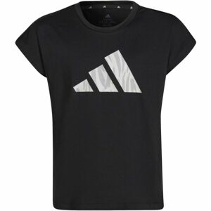 adidas AR GR TEE Dievčenské tričko, čierna, veľkosť 128