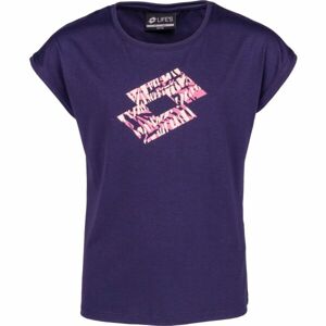 Lotto VICA Dievčenské tričko s krátkym rukávom, fialová, veľkosť 116-122