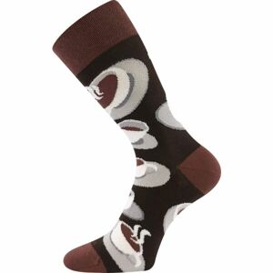 Lonka COFFEE SOCKS Dámske ponožky, čierna, veľkosť 38-41