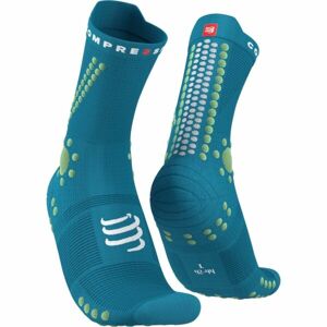 Compressport PRO RACING SOCKS v4.0 TRAIL Bežecké ponožky, zelená, veľkosť T1