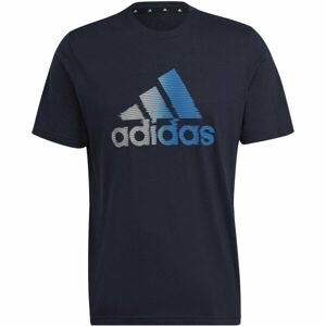adidas D2M LOGO TEE Pánske športové tričko, čierna, veľkosť M