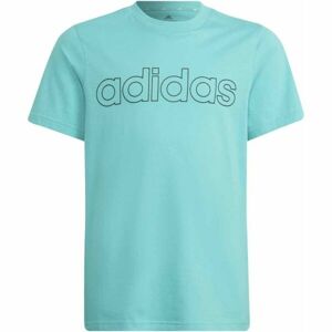 adidas LIN T Chlapčenské tričko, zelená, veľkosť 116