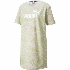 Puma FLORAL VIBES AOP DRESS Dámske šaty, svetlo zelená, veľkosť L