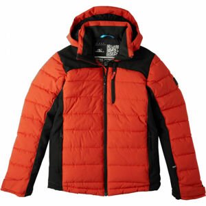 O'Neill IGNEOUS JACKET Chlapčenská lyžiarska/snowboardová bunda, červená, veľkosť 140