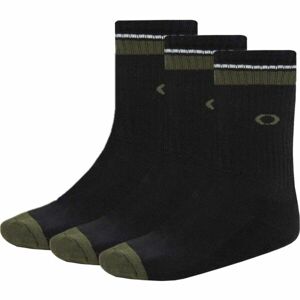 Oakley ESSENTIAL SOCKS (3 PCS) Ponožky, čierna, veľkosť M