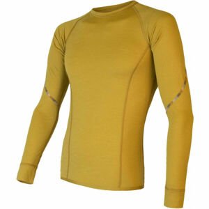 Sensor MERINO AIR Pánske funkčné tričko, žltá, veľkosť XXL