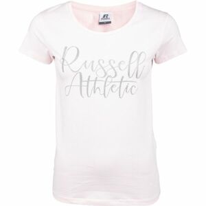 Russell Athletic CREWNECK WOMEN T-SHIRT Dámske tričko, ružová, veľkosť L