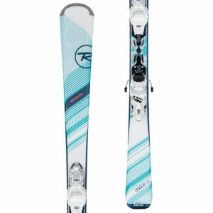 Rossignol UNIQUE CA + XPRESS 10 Dámske zjazdové lyže, svetlomodrá, veľkosť 142