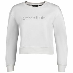 Calvin Klein PW PULLOVER Dámska mikina, biela, veľkosť L