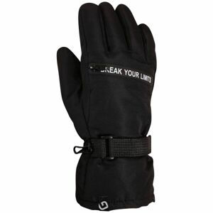 Lewro IKEF Detské lyžiarske rukavice, čierna, veľkosť