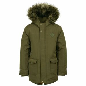 Lewro UTHYR Chlapčenský zimný kabát, khaki, veľkosť 152-158