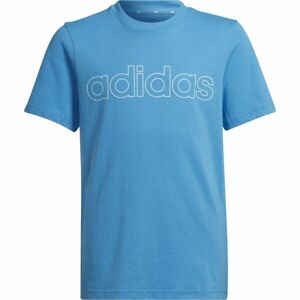 adidas LIN T Chlapčenské tričko, modrá, veľkosť 128