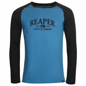 Reaper BCHECK Pánske tričko s dlhým rukávom, modrá, veľkosť S