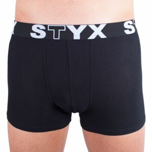 Styx MEN'S BOXERS SPORTS RUBBER Pánske boxerky, čierna, veľkosť M