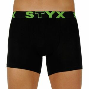 Styx MEN'S BOXERS LONG SPORTS RUBBER Pánske boxerky, čierna, veľkosť S
