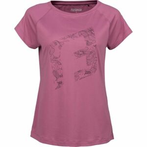 Fitforce HASLEY Dámske fitness tričko, ružová, veľkosť XS