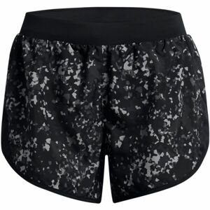 Under Armour FLY BY 2.0 PRINTED SHORT Dámske šortky, čierna, veľkosť XS