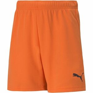 Puma TEAMRISE SHORT JR Juniorské šortky, oranžová, veľkosť 140