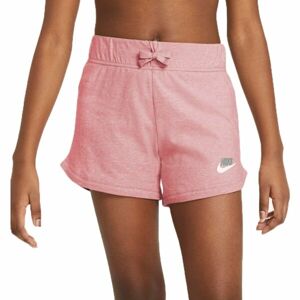 Nike SPORTSWEAR Dievčenské kraťasy, ružová, veľkosť M