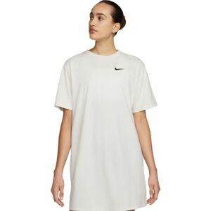 Nike NSW SWSH SS DRESS W Dámske šaty, biela, veľkosť XS