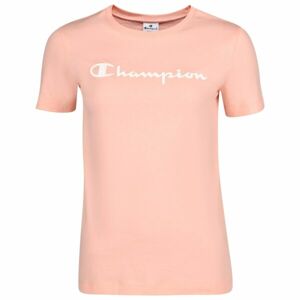 Champion CREWNECK T-SHIRT Dámske tričko, lososová, veľkosť