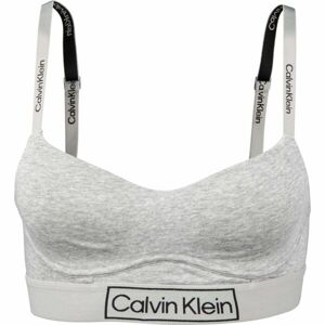 Calvin Klein REIMAGINED HERITAGE-LGHT LINED BRALETTE Dámska podprsenka, sivá, veľkosť XS