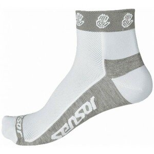 Sensor RACE LITE Cyklistické ponožky, biela, veľkosť 43-46