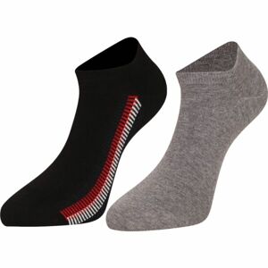 Tommy Hilfiger MEN SNEAKER 2P GLOBAL RIBBON Pánske ponožky, sivá, veľkosť 43 - 46