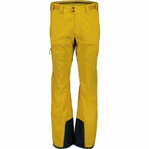 Scott ULTIMATE DRYO 10 Pánske lyžiarske nohavice, žltá, veľkosť XL