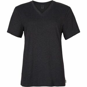 O'Neill ESSENTIALS V-NECK T-SHIRT Dámske tričko, čierna, veľkosť S